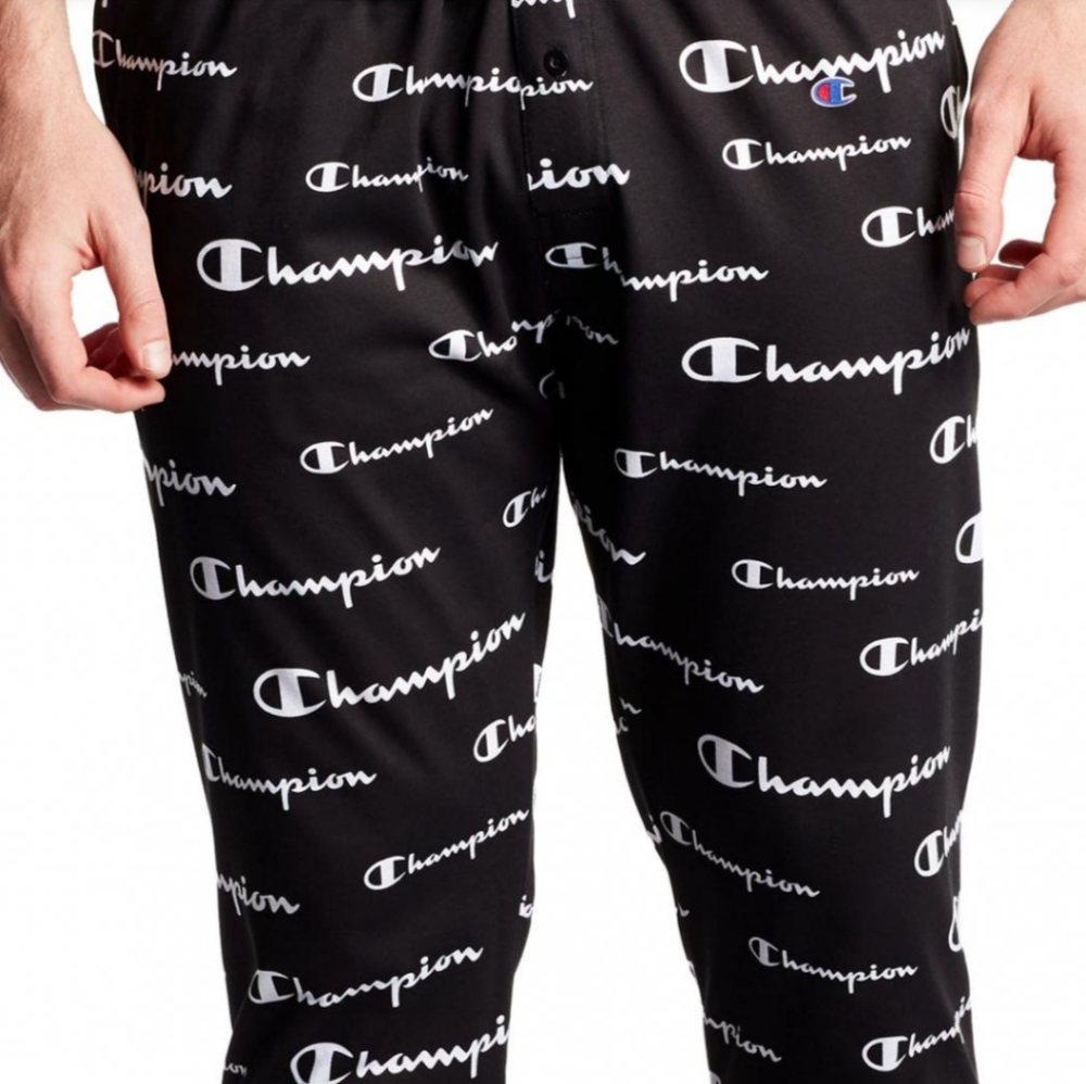 Champion Logo Black Pajama Pants - NWT